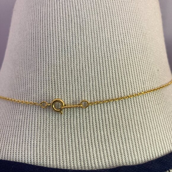 Faux Topaz Heart Necklace, Beautiful - Picture 7 of 7